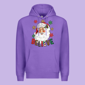 Believe Christmas Premium Hoodie Designed By Nancycooperartshop