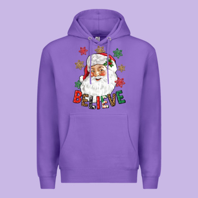 Believe Christmas Premium Hoodie Designed By Nancycooperartshop