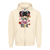 Sandshell hello pre k Zipper Hoodie - texasbilliewilder