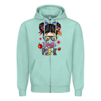 Seafoam hello pre k Zipper Hoodie - texasbilliewilder