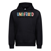 Black unafraid Urban Hoodie - MaliasSmallBusiness