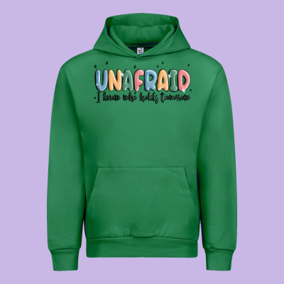 Unafraid Urban Hoodie Designed By Maliassmallbusiness
