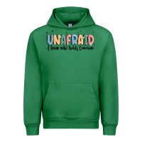 Emerald unafraid Urban Hoodie - MaliasSmallBusiness