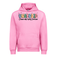 Fuchsia Pink unafraid Urban Hoodie - MaliasSmallBusiness
