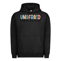 Pigment Black unafraid Urban Hoodie - MaliasSmallBusiness