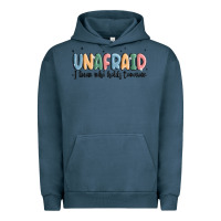 Pigment Midnight Navy unafraid Urban Hoodie - MaliasSmallBusiness