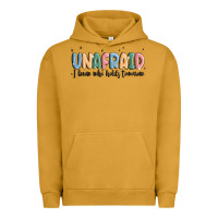 Pigment Peanut Butter unafraid Urban Hoodie - MaliasSmallBusiness