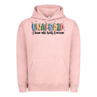 Pigment Salmon unafraid Urban Hoodie - MaliasSmallBusiness