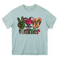 Arona peace love summer Heavy Core Tee - CowhideDigitalArt