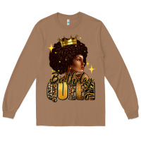 Birthday Queen Afro Girl Long Sleeve Tee | Teevron