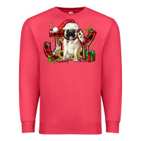 Cardinal christmas joy pug Premium Sweatshirt - JahusDesignShop