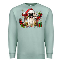 Seafoam christmas joy pug Premium Sweatshirt - JahusDesignShop