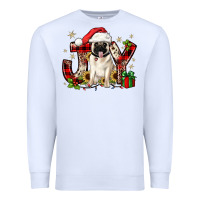 White christmas joy pug Premium Sweatshirt - JahusDesignShop
