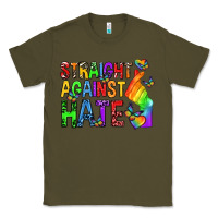 Army Green straight against hate pride lgbtq Classic Tee - texasbilliewilder