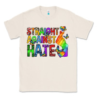 Natural straight against hate pride lgbtq Classic Tee - texasbilliewilder