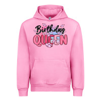 Fuchsia Pink birthday queen Urban Hoodie - MaliasSmallBusiness