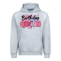 Heather Grey birthday queen Urban Hoodie - MaliasSmallBusiness