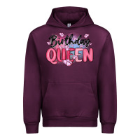 Mauve Wine birthday queen Urban Hoodie - MaliasSmallBusiness