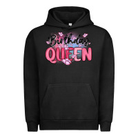 Pigment Black birthday queen Urban Hoodie - MaliasSmallBusiness