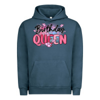 Pigment Midnight Navy birthday queen Urban Hoodie - MaliasSmallBusiness