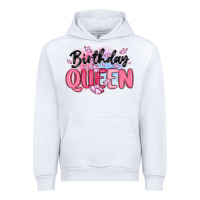 White birthday queen Urban Hoodie - MaliasSmallBusiness