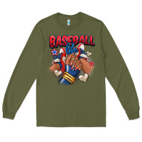 Army Green Baseball life afro girl sneakers Long Sleeve Tee - RanaPortraitStore