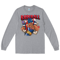 Heather Grey Baseball life afro girl sneakers Long Sleeve Tee - RanaPortraitStore