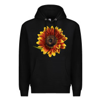Black ring o fine sunflower Premium Hoodie - LillyAllenDesigns