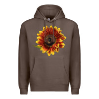 Coffee ring o fine sunflower Premium Hoodie - LillyAllenDesigns