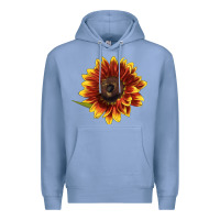 Colony Blue ring o fine sunflower Premium Hoodie - LillyAllenDesigns