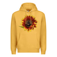 Mustard ring o fine sunflower Premium Hoodie - LillyAllenDesigns