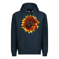 Navy ring o fine sunflower Premium Hoodie - LillyAllenDesigns