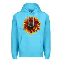 Ocean Blue ring o fine sunflower Premium Hoodie - LillyAllenDesigns