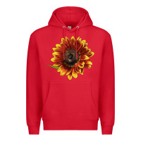 Red ring o fine sunflower Premium Hoodie - LillyAllenDesigns