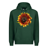 Sports Green ring o fine sunflower Premium Hoodie - LillyAllenDesigns