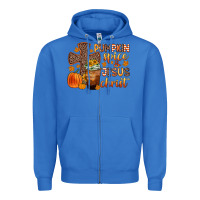 True Royal pumpkin spice and jesus christ Zipper Hoodie - Zillion Design Studio