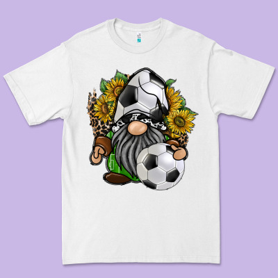 Soccer Gnome Premium Tee Designed By Racoondesign