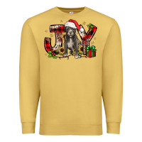 Antique Gold Christmas joy pitbull Premium Sweatshirt - JahusDesignShop