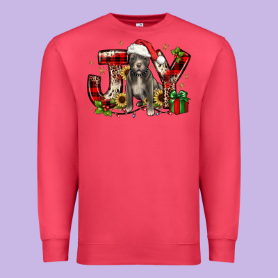 Christmas Joy Pitbull Premium Sweatshirt Designed By Jahusdesignshop