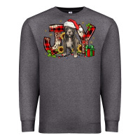Charcoal Heather Christmas joy pitbull Premium Sweatshirt - JahusDesignShop