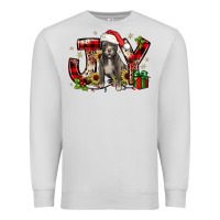 Dove Grey Christmas joy pitbull Premium Sweatshirt - JahusDesignShop