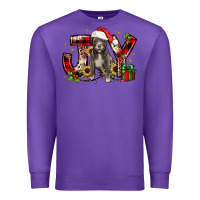 Purple Christmas joy pitbull Premium Sweatshirt - JahusDesignShop