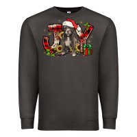 Smoke Christmas joy pitbull Premium Sweatshirt - JahusDesignShop