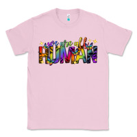 Bubblegum Pink we are all human pride lgbtq Classic Tee - texasbilliewilder