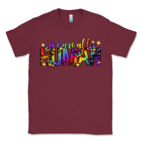 Burgundy we are all human pride lgbtq Classic Tee - texasbilliewilder