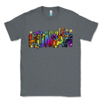 Charcoal Heather we are all human pride lgbtq Classic Tee - texasbilliewilder