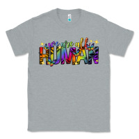 Heather Grey we are all human pride lgbtq Classic Tee - texasbilliewilder
