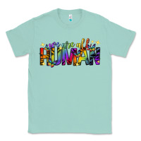 Seafoam we are all human pride lgbtq Classic Tee - texasbilliewilder