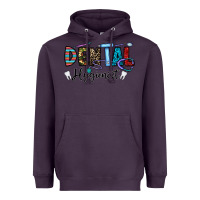 Plum dental hygienist Heavyweight Hoodie - CowhideDigitalArt