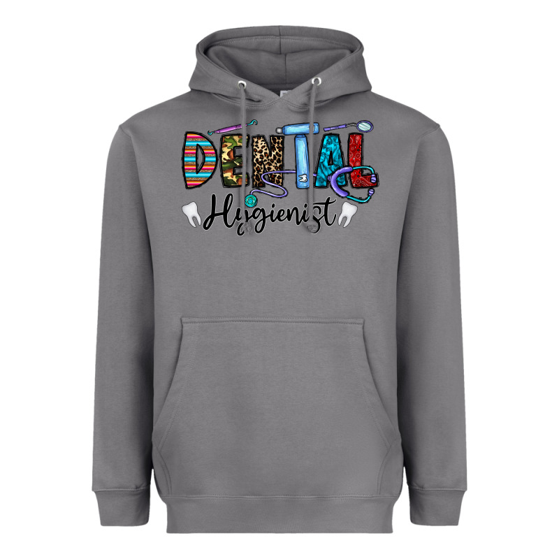 Dental Hygienist Heavyweight Hoodie by CowhideDigitalArt | Teevron